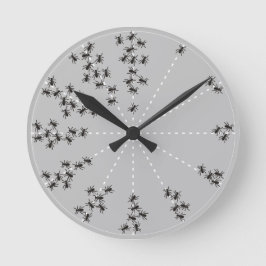 RELOJ REDONDO MEDIANO RELÓGIO DE PAREDE FORMIGAS