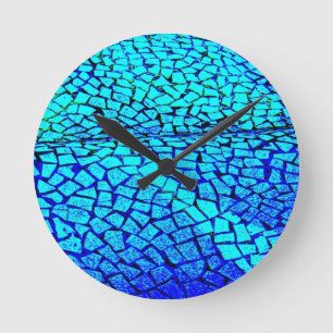 Reloj Redondo Mediano Reloj-Diverso/Abstracto-Mosaicos 3
