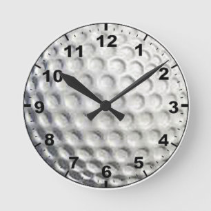 Reloj Redondo Mediano "Relojes de pared del diseño de la pelota de golf