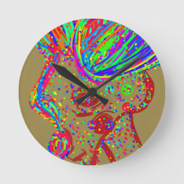 Reloj Redondo Mediano Reno Payaso 