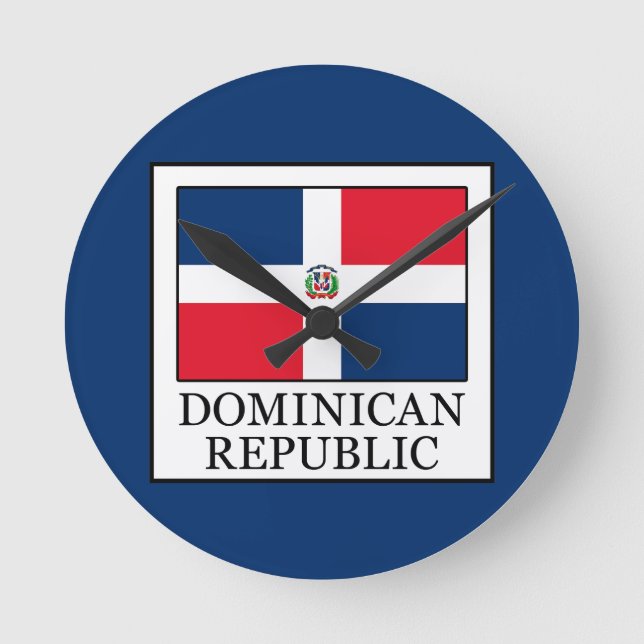 Reloj Redondo Mediano República Dominicana (Anverso)
