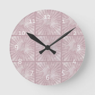 Reloj Redondo Mediano Resplandor solar elegante