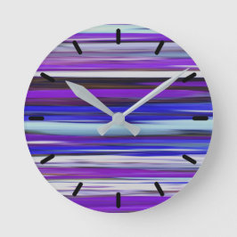 Reloj Redondo Mediano Resumen #2: Desenfoque ultravioleta