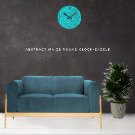 Reloj Redondo Mediano Resumen de maíz