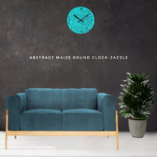 Reloj Redondo Mediano Resumen de maíz