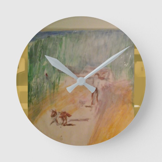 Reloj Redondo Mediano Resumen de Popcorn Anime (Anverso)