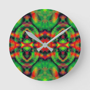Reloj Redondo Mediano Resumen moderno de Guay de arte digital