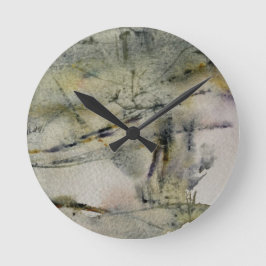 Reloj Redondo Mediano Resumen Paisaje de colores otoñales 2