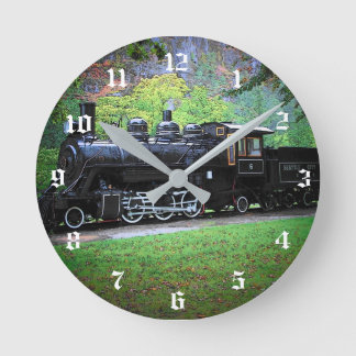 Reloj Redondo Mediano Retired Train Engine