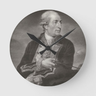Reloj Redondo Mediano Retrato capitanes del granjero de George de
