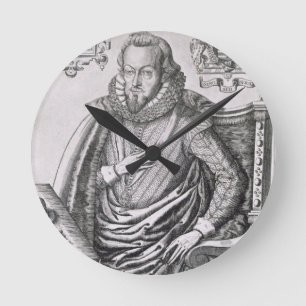 Reloj Redondo Mediano Retrato de 1563-1612) 1ros condes de Roberto Cecil