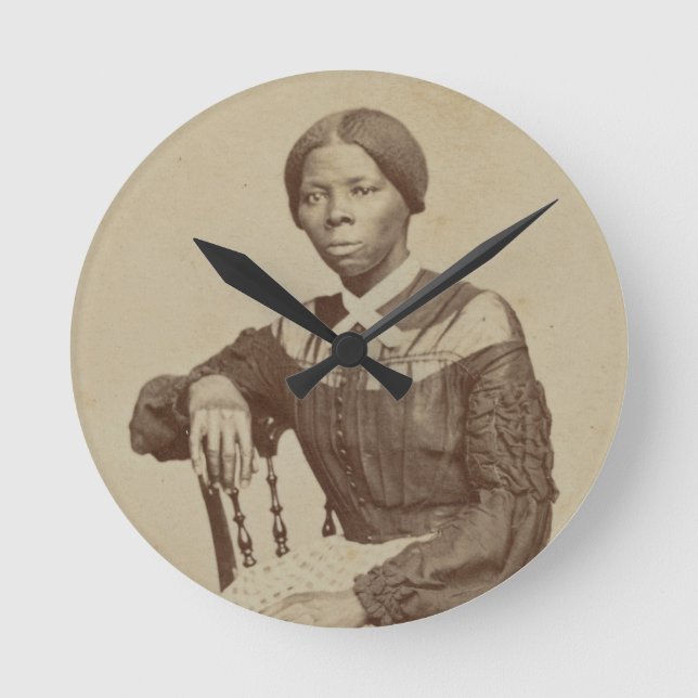 Reloj Redondo Mediano Retrato de Harriet Tubman el | 1868-69 (Anverso)