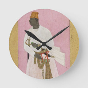 Reloj Redondo Mediano Retrato de Malik Amber, inscrito en Deva