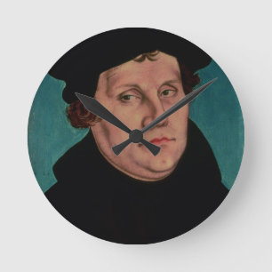 Reloj Redondo Mediano Retrato de Martin Luther, 1529