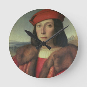Reloj Redondo Mediano Retrato del della Rovere, duque de Francisco de