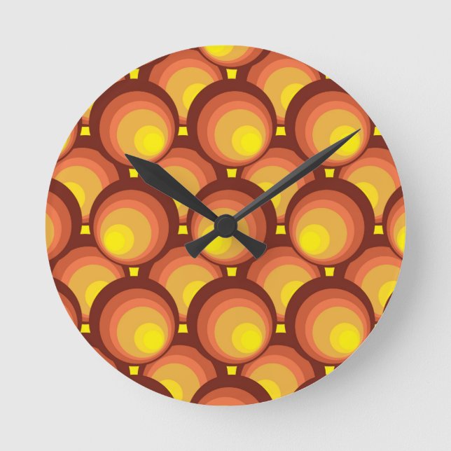 Reloj Redondo Mediano Retro (Anverso)