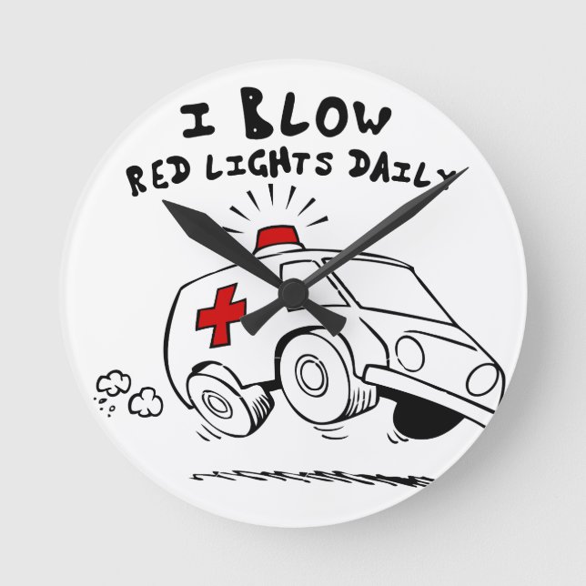 Reloj Redondo Mediano reunión paramédica (Anverso)