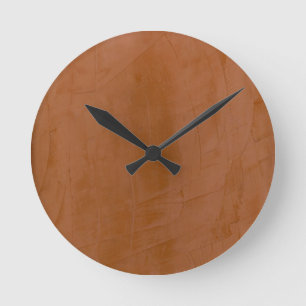 Reloj Redondo Mediano Revestimiento veneciano de mandarina