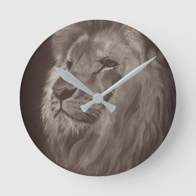 RELOJ REDONDO MEDIANO REY DE LA JUNGLE (Anverso)