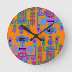 Reloj Redondo Mediano Reyes Peruanos