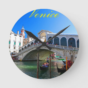 Reloj Redondo Mediano Rialto Bridge Venice - Pro Photo