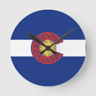 Reloj Redondo Mediano Ride Colorado (Cinta de Bicicleta)