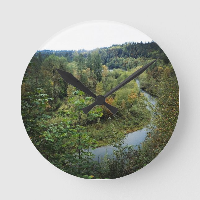 Reloj Redondo Mediano Río Clackamas, OR (Anverso)