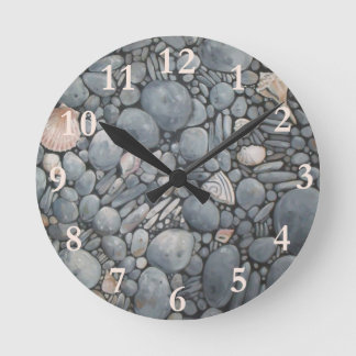 Reloj Redondo Mediano Río Rocas de guijarros de playa