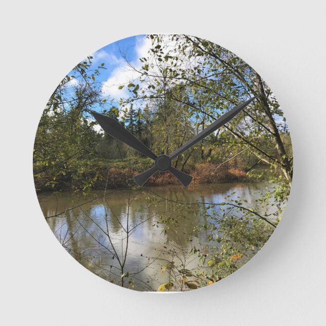 Reloj Redondo Mediano Río Tualatin, Oregón (Anverso)