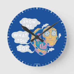 RELOJ REDONDO MEDIANO RIQUEZA Y MORTY™  MOSTRARME LO QUE TENÍAS