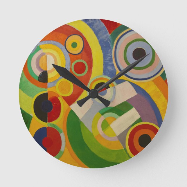 Reloj Redondo Mediano Ritmo Joie de vivre de Roberto Delaunay 1930 (Anverso)