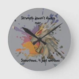 Reloj Redondo Mediano Roaring Lion Sunrise Papercut Wall Clock