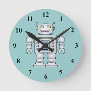 Reloj Redondo Mediano Robot wall clock