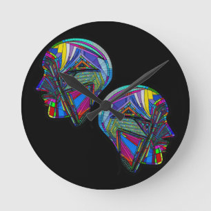 Reloj Redondo Mediano Robotics Cojín decorativo Trivet