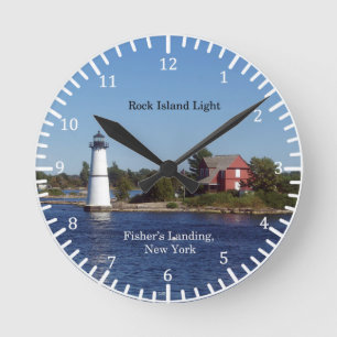 Reloj Redondo Mediano Rock Island Light clock
