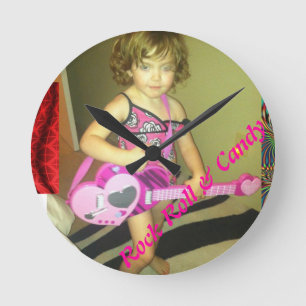 Reloj Redondo Mediano Rock Roll & Candy