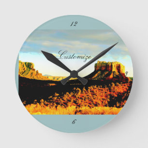 Reloj Redondo Mediano Rock Thunder_Cove de Sedona Courthouse 