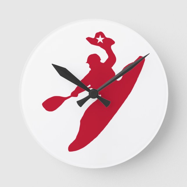 Reloj Redondo Mediano Rodeo Kayak (Anverso)