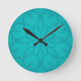 Reloj Redondo Mediano Rojel Turquesa