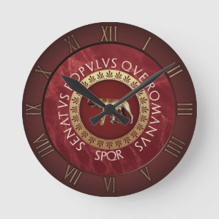 Reloj Redondo Mediano Roma imperial