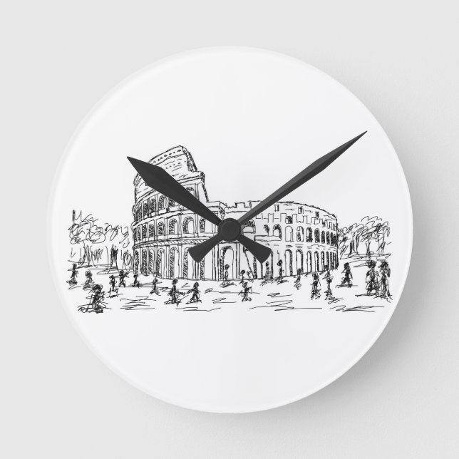 Reloj Redondo Mediano rome colosseum (Anverso)