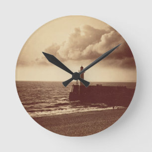 Reloj Redondo Mediano Rompeolas en Sete, c.1855 (impresión del albumen