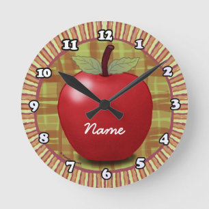 Reloj Redondo Mediano Rondo manzana
