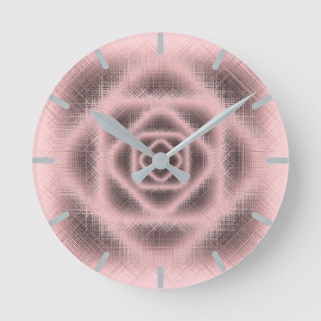 RELOJ REDONDO MEDIANO ROSA (Anverso)