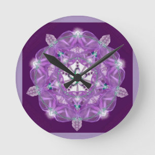 Reloj Redondo Mediano Rosa de la ciudadela