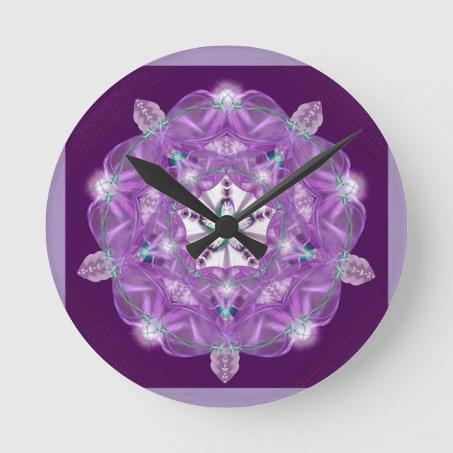 Reloj Redondo Mediano Rosa de la ciudadela (Anverso)