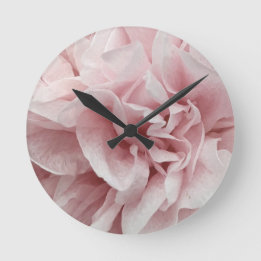Reloj Redondo Mediano Rosa de moda rosa sutil y adorable