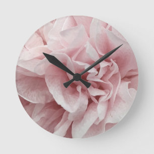 Reloj Redondo Mediano Rosa de moda rosa sutil y adorable