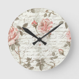 Reloj Redondo Mediano Rosa Gold Pendant Watch