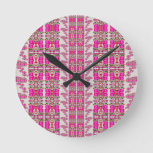 Reloj Redondo Mediano Rosas florales surtidas